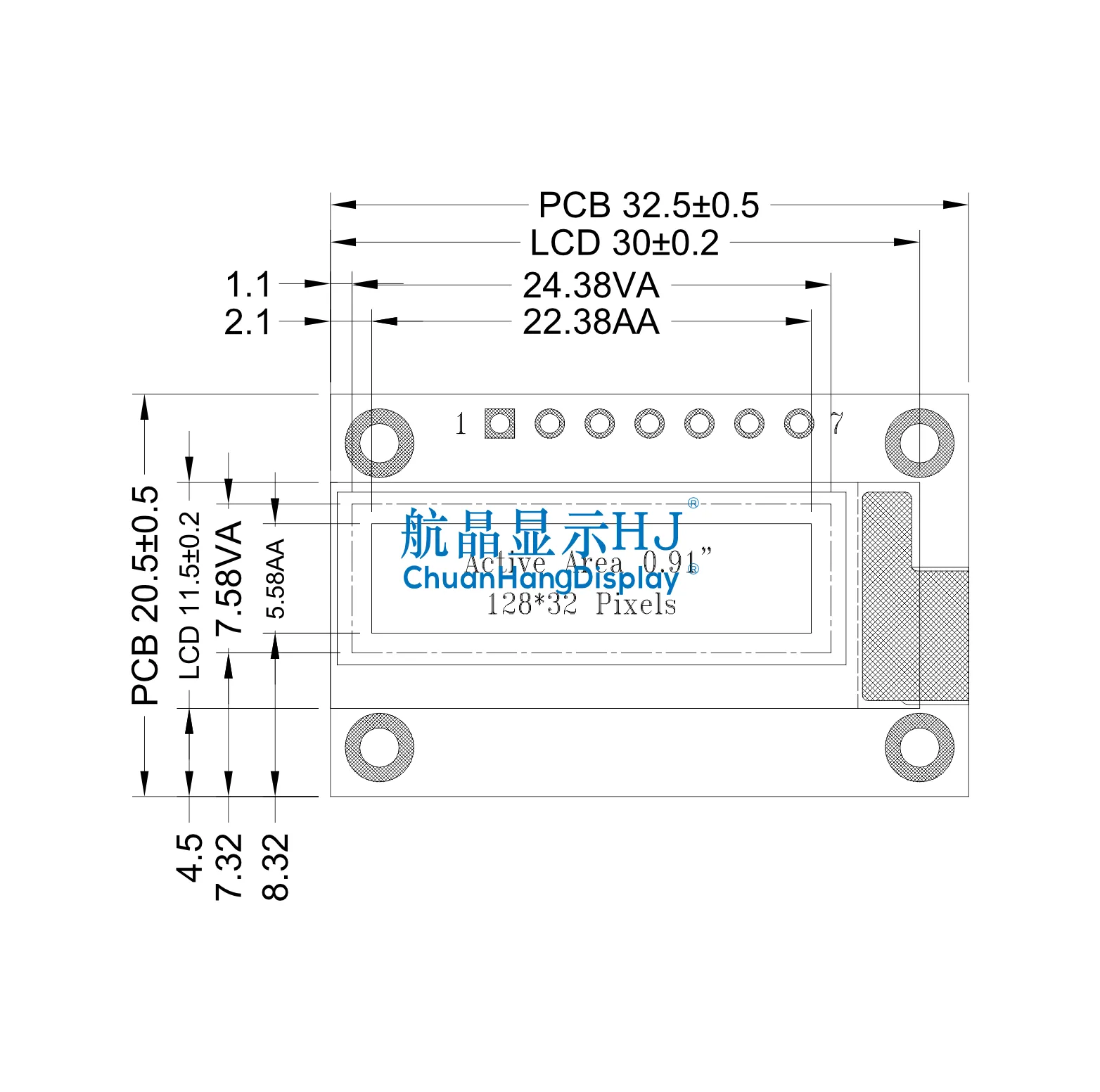 Module OLED de 0,91 pouce